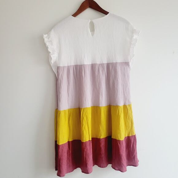 Tiered color block size small dress - Picture 6 of 10